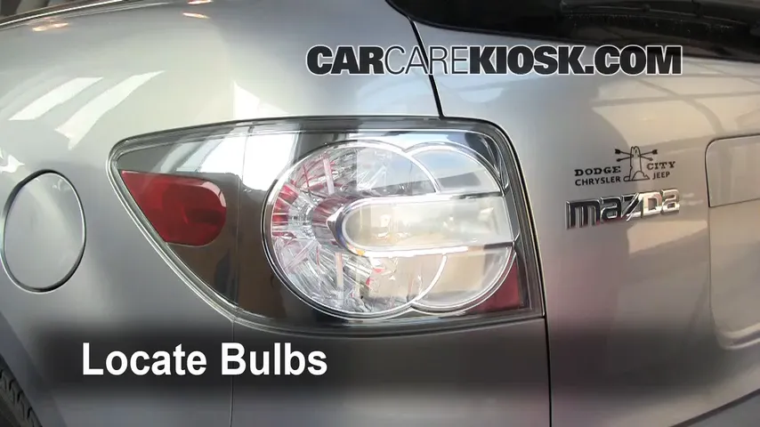 2008 Mazda CX-7 Sport 2.3L 4 Cyl. Turbo Lights Tail Light (replace bulb)